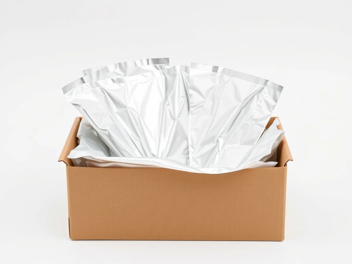 Pop-up aluminum foil sheets dispensing from a retail tuck box