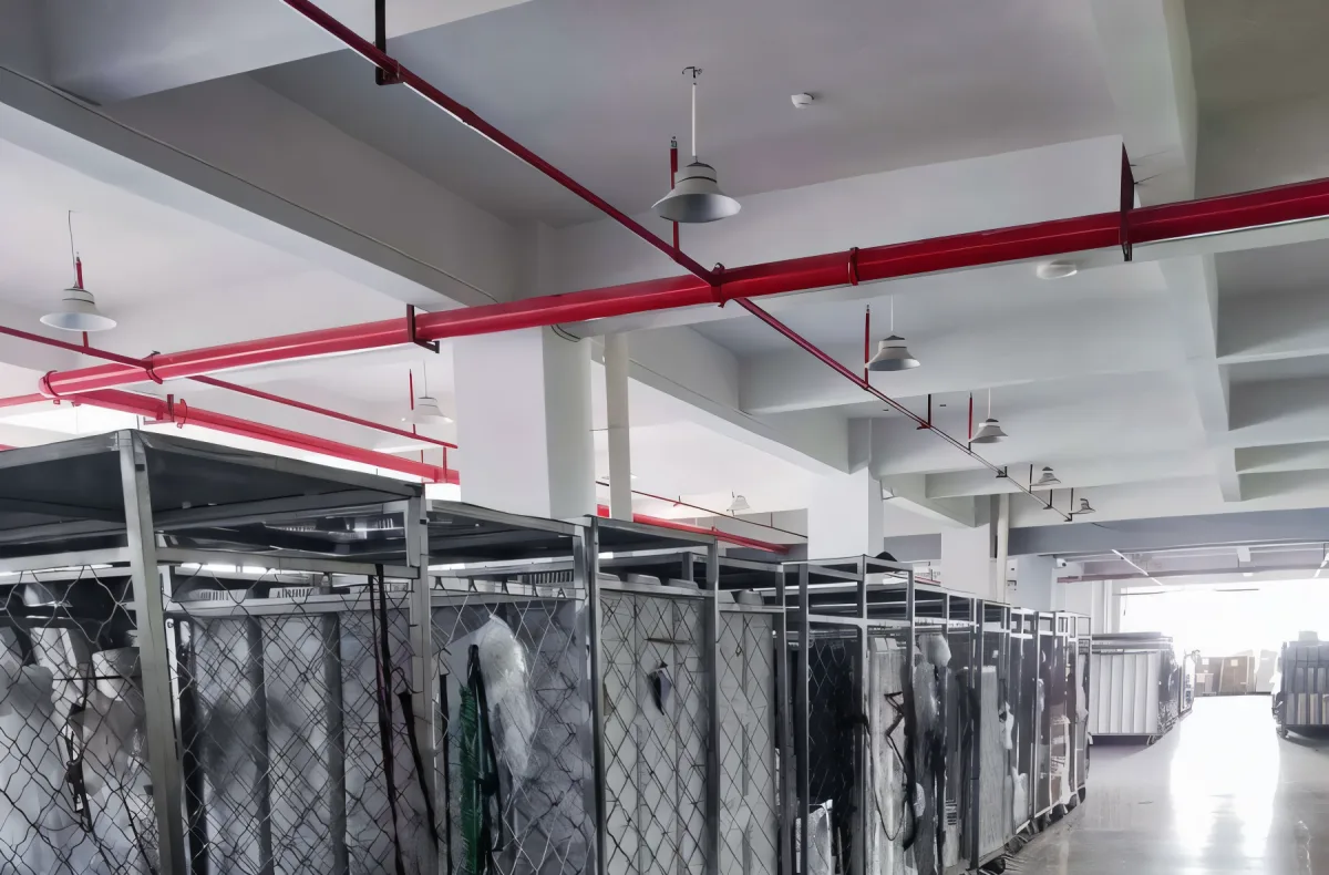 KMD quality control inspector reviewing finished aluminum foil rolls